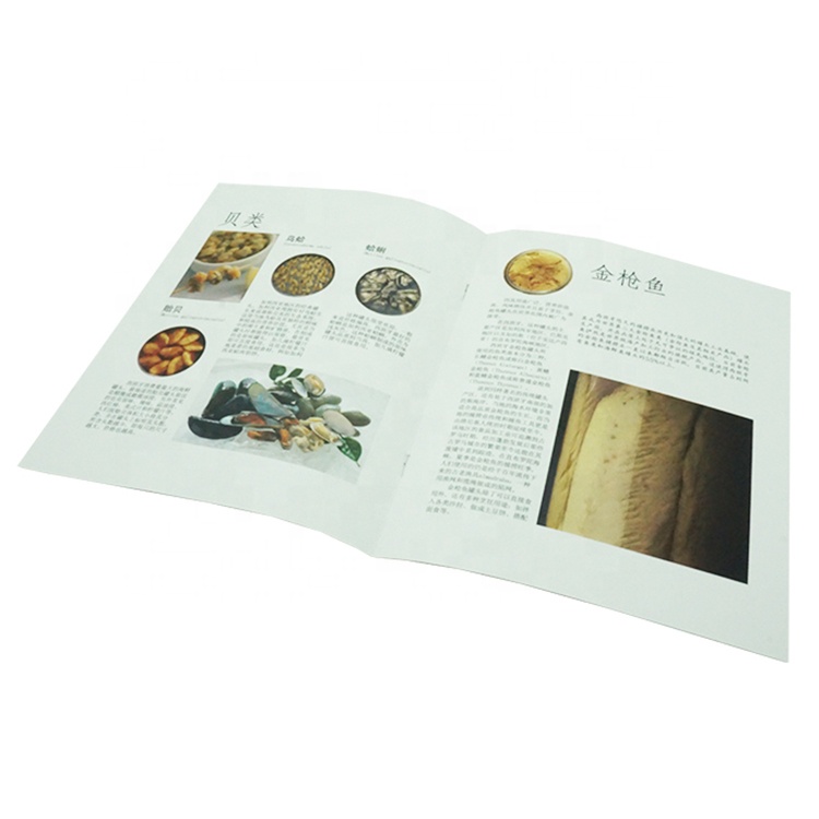 Customized Spanish Canned Seafood Food Functional Food Book Printing Service